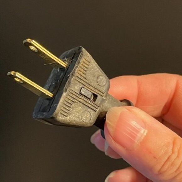 Vtg Hollywood Regency Art Nouveau Goddess Table Lamp Cast Metal **READ** - Picture 10 of 10